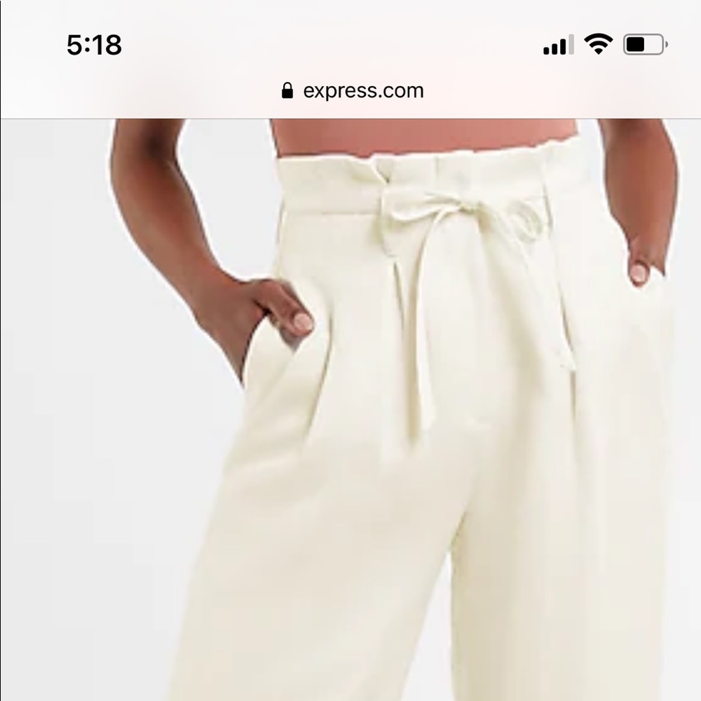 Express ankle high rise pants size 8